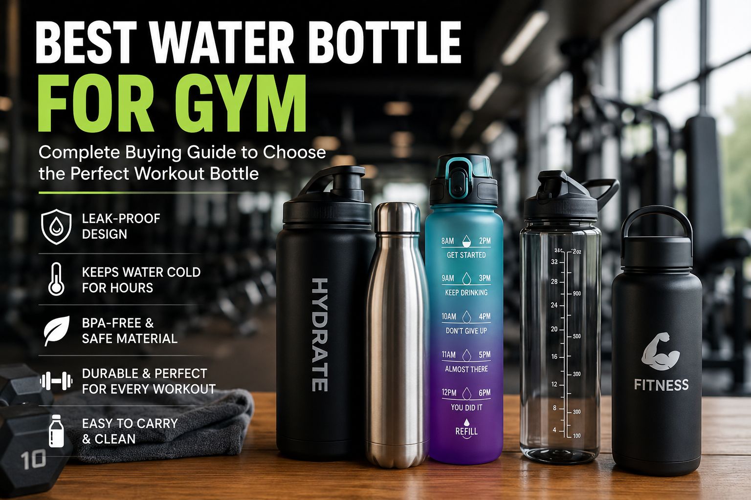 Best Water Bottle for Gym