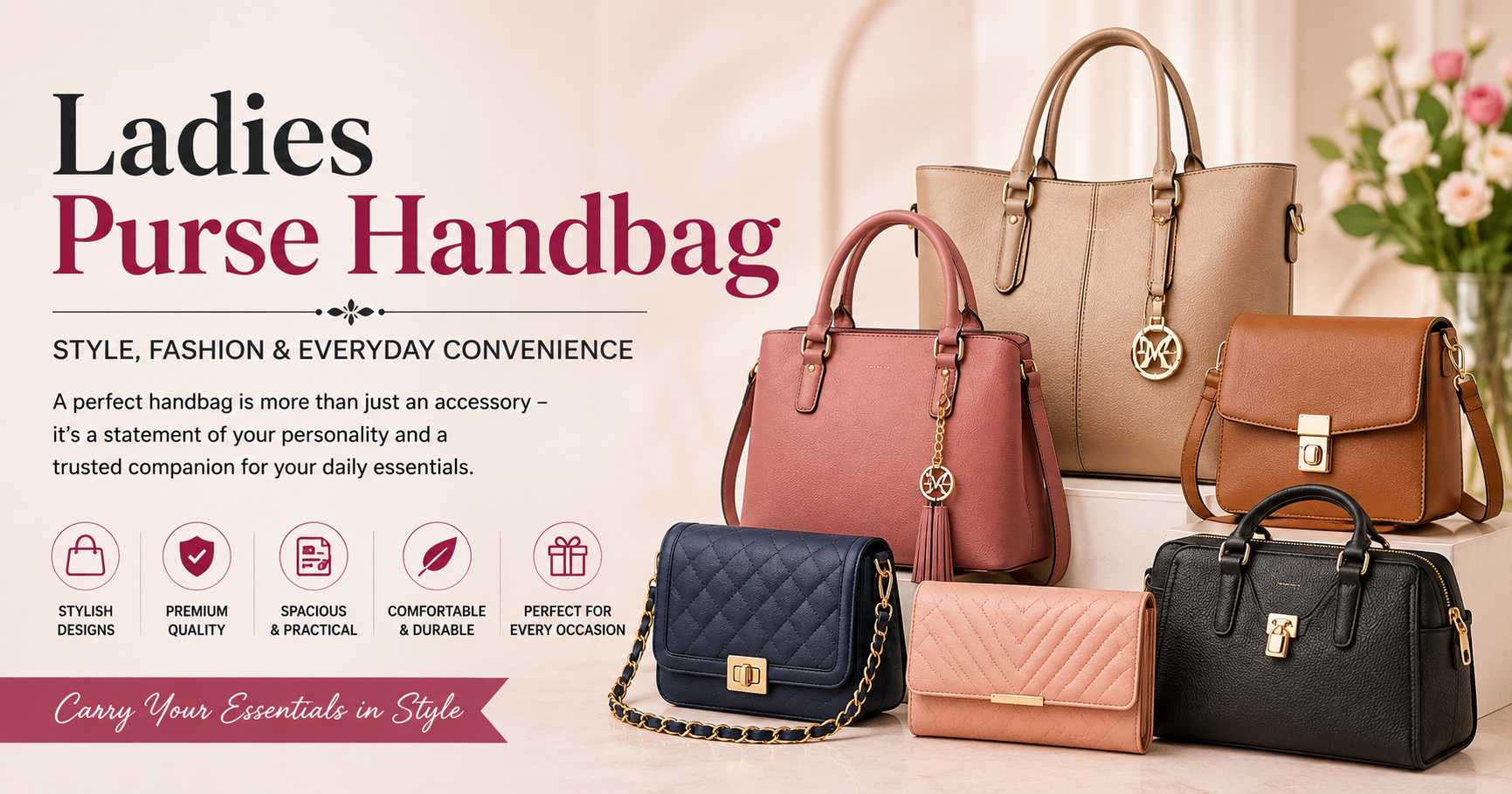 Ladies Purse Handbag
